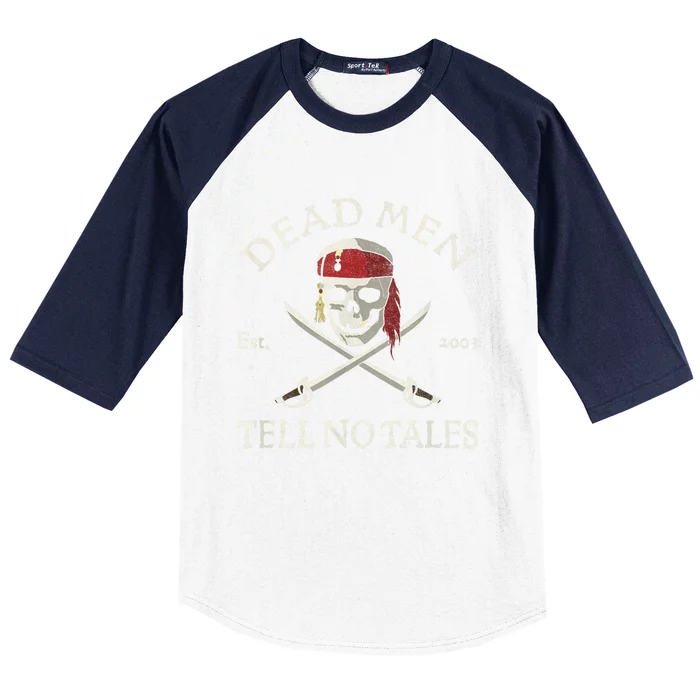 Pirates Of The Caribbean Dead Tell No Tales Baseball Sleeve Shirt