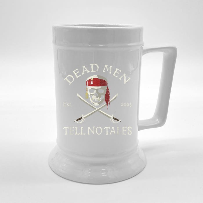 Pirates Of The Caribbean Dead Tell No Tales Front & Back Beer Stein