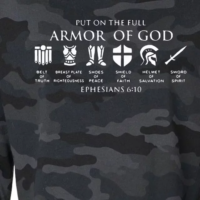 Put On The Full Armor Of God Cropped Pullover Crew