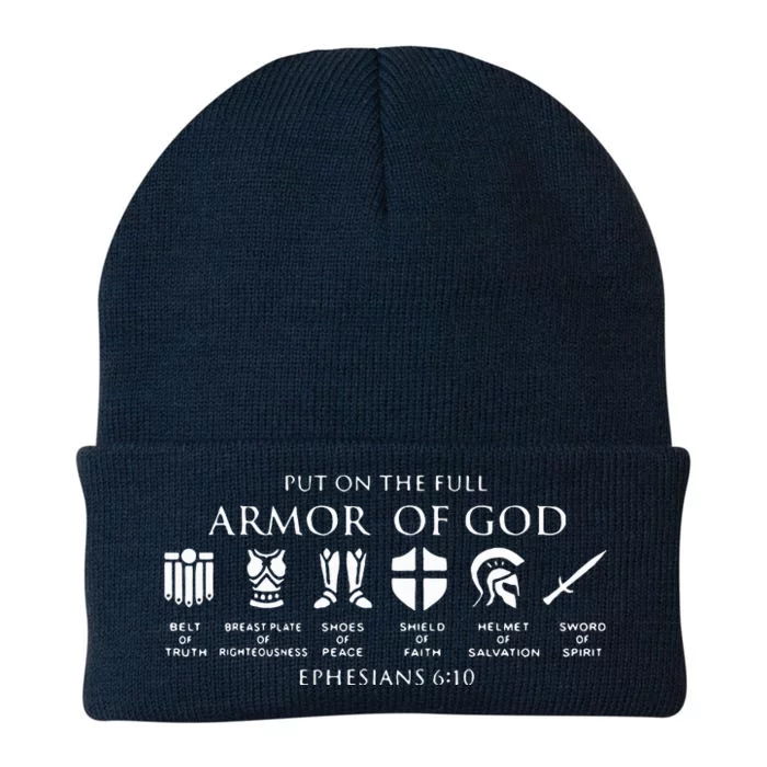 Put On The Full Armor Of God Knit Cap Winter Beanie