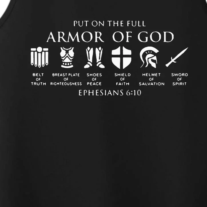 Put On The Full Armor Of God Performance Tank