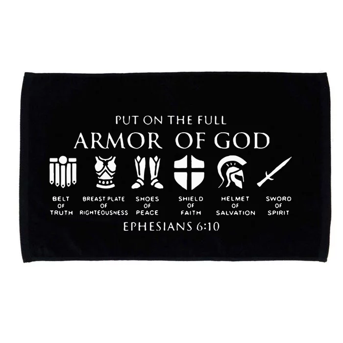 Put On The Full Armor Of God Microfiber Hand Towel