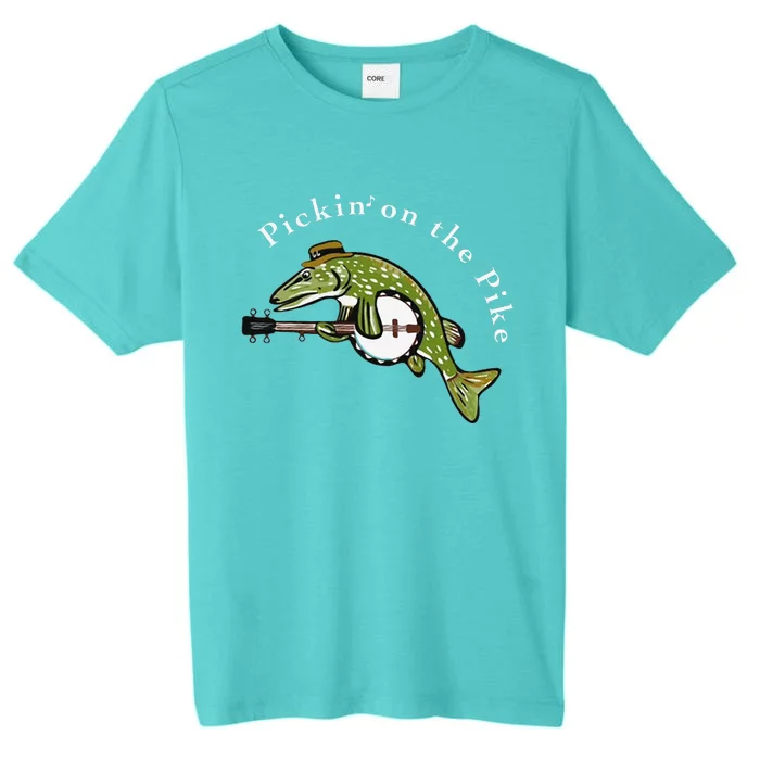 Pickin On The Pike Graphic For Music Loving Fisherman ChromaSoft Performance T-Shirt