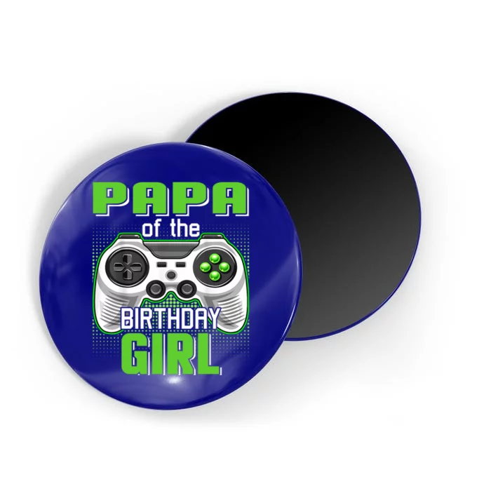 Papa Of The Birthday Video Game Bday Top Gamer Party Gift Magnet