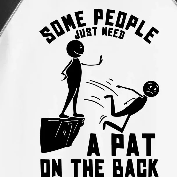 Pat On The Back Funny Toddler Fine Jersey T-Shirt