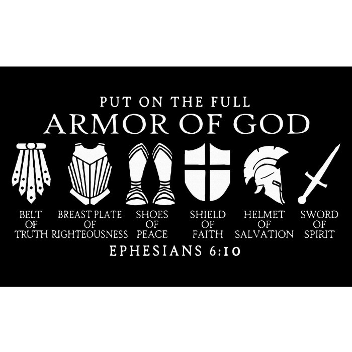 Put On The Full Armor Of God Christian Catholic Religious Bumper Sticker