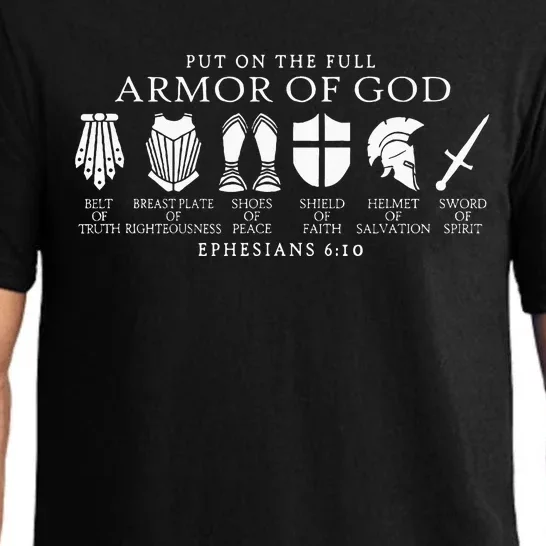 Put On The Full Armor Of God Christian Catholic Religious Pajama Set