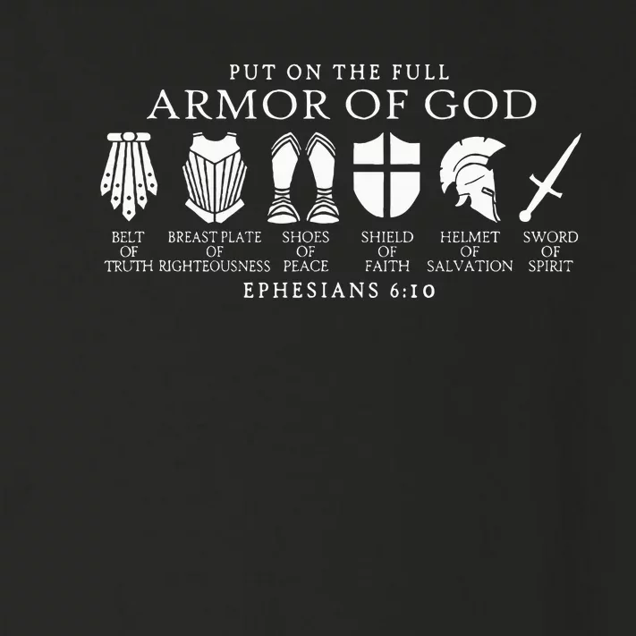 Put On The Full Armor Of God Christian Catholic Religious Toddler Long Sleeve Shirt