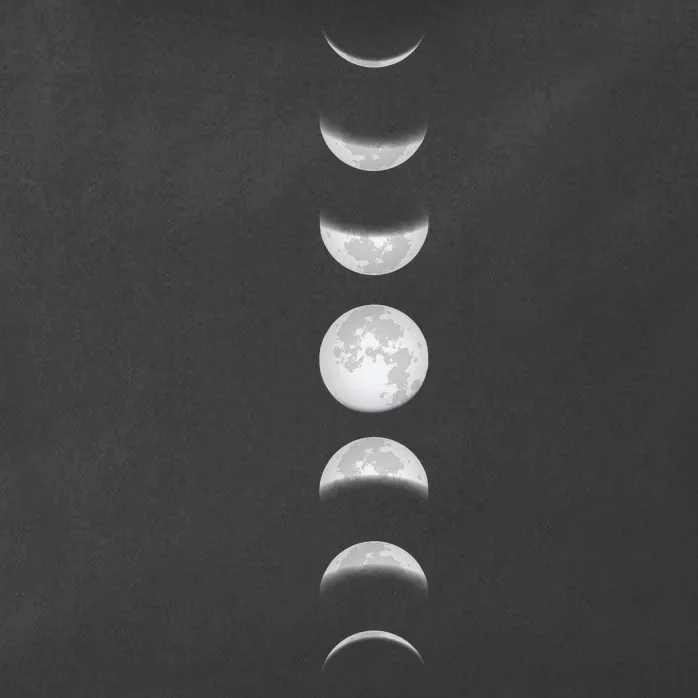 Phases Of The Moon Zip Tote Bag