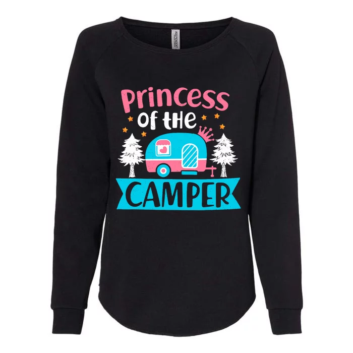 Princess Of The Camper Outdoor Camping Adventurer Explorer Womens California Wash Sweatshirt