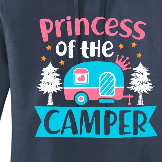 Princess Of The Camper Outdoor Camping Adventurer Explorer Women's Pullover Hoodie