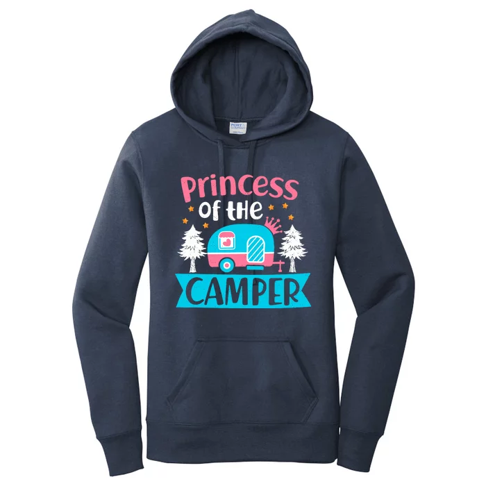 Princess Of The Camper Outdoor Camping Adventurer Explorer Women's Pullover Hoodie