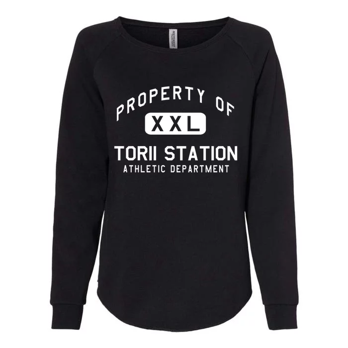 Property Of Torii Station Athletic Departt Gift Womens California Wash Sweatshirt