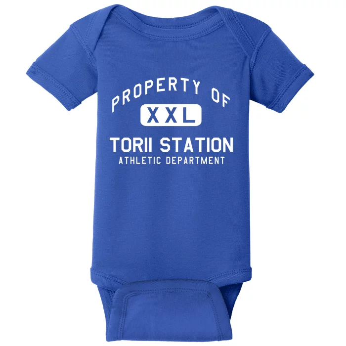 Property Of Torii Station Athletic Departt Gift Baby Bodysuit