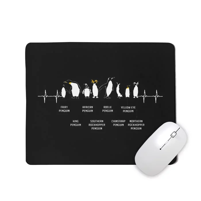 Penguins Of The World Antarctic Penguin Penguins Lover Mousepad