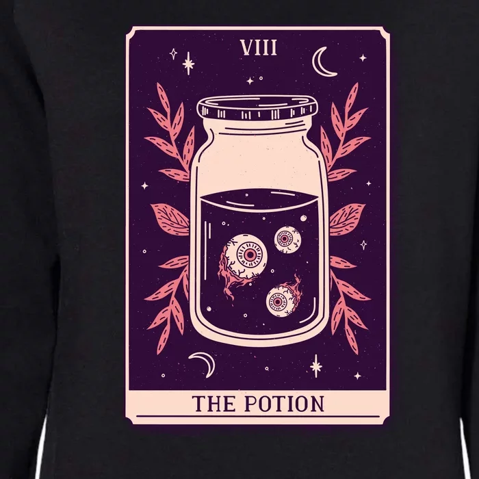 Potion Tarot Card Womens California Wash Sweatshirt