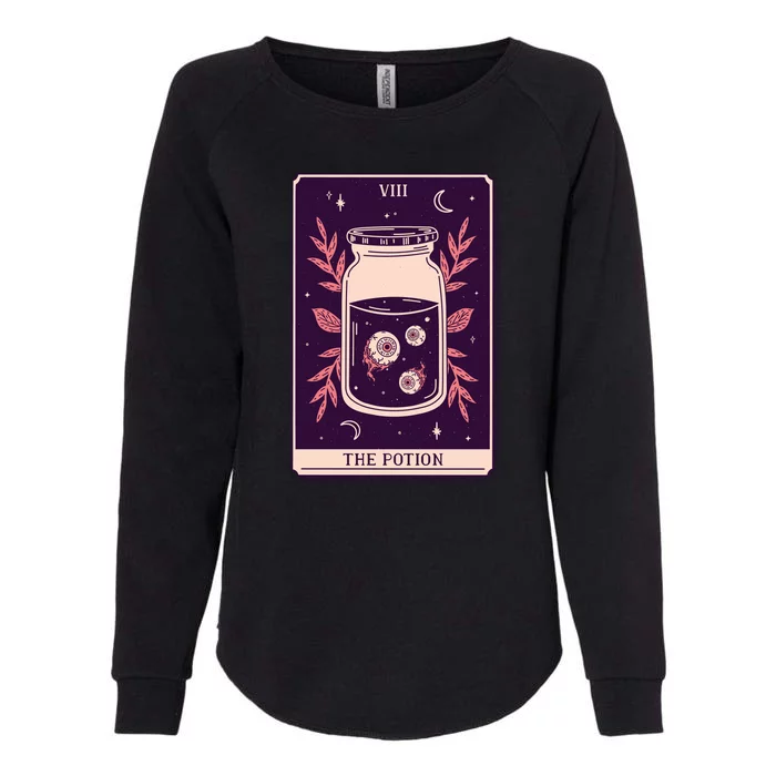 Potion Tarot Card Womens California Wash Sweatshirt