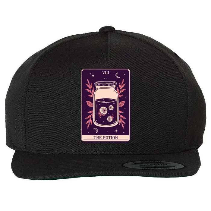 Potion Tarot Card Wool Snapback Cap