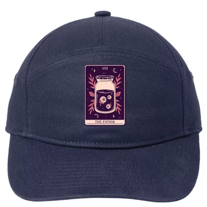 Potion Tarot Card 7-Panel Snapback Hat