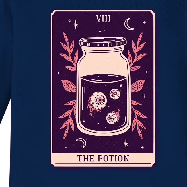 Potion Tarot Card Baby Long Sleeve Bodysuit