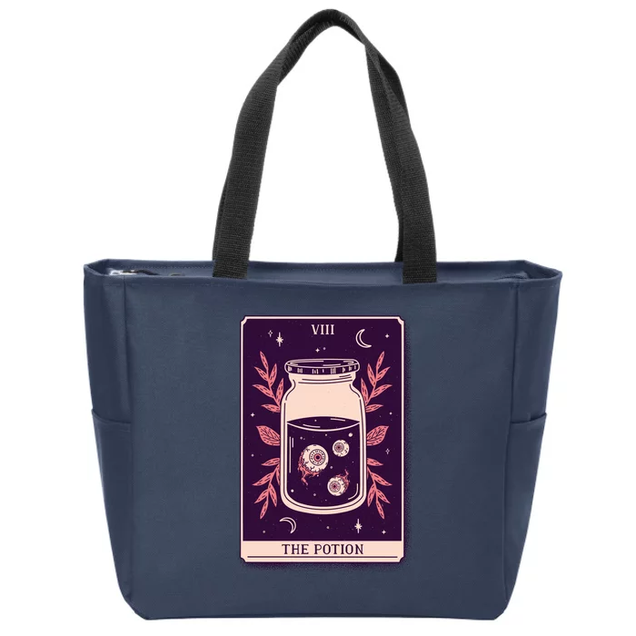 Potion Tarot Card Zip Tote Bag