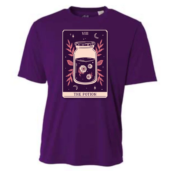 Potion Tarot Card Cooling Performance Crew T-Shirt