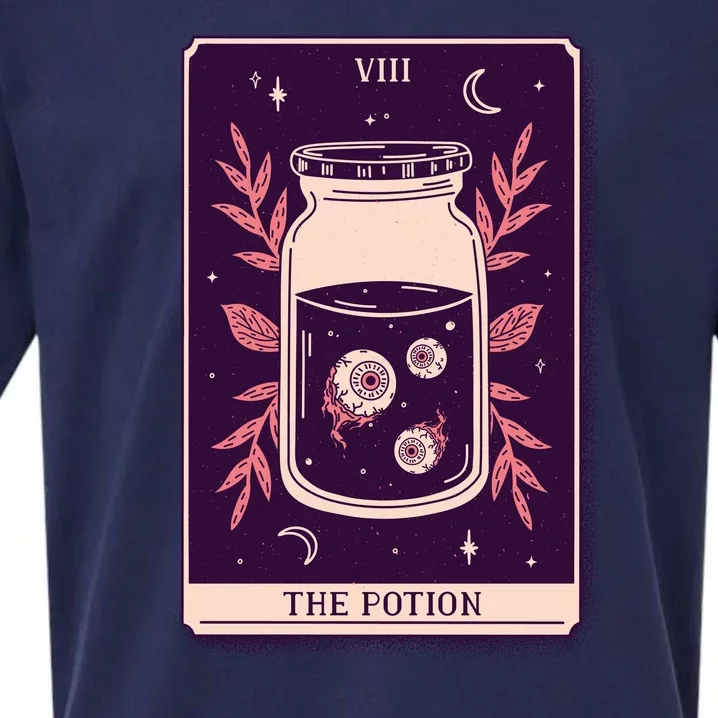 Potion Tarot Card Sueded Cloud Jersey T-Shirt