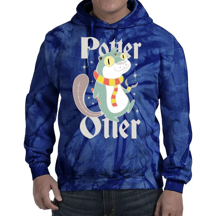 Potter Otter Tie Dye Hoodie