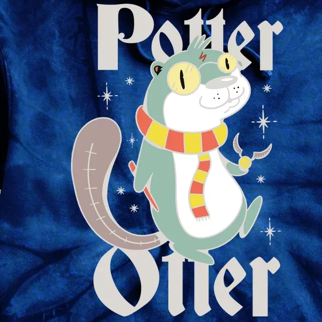 Potter Otter Tie Dye Hoodie