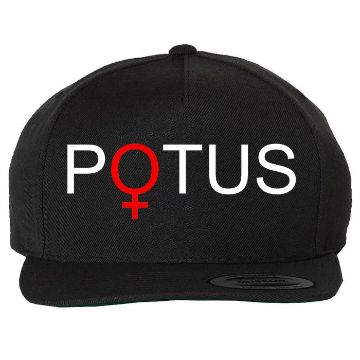 Potus Hillary Clinton Wool Snapback Cap