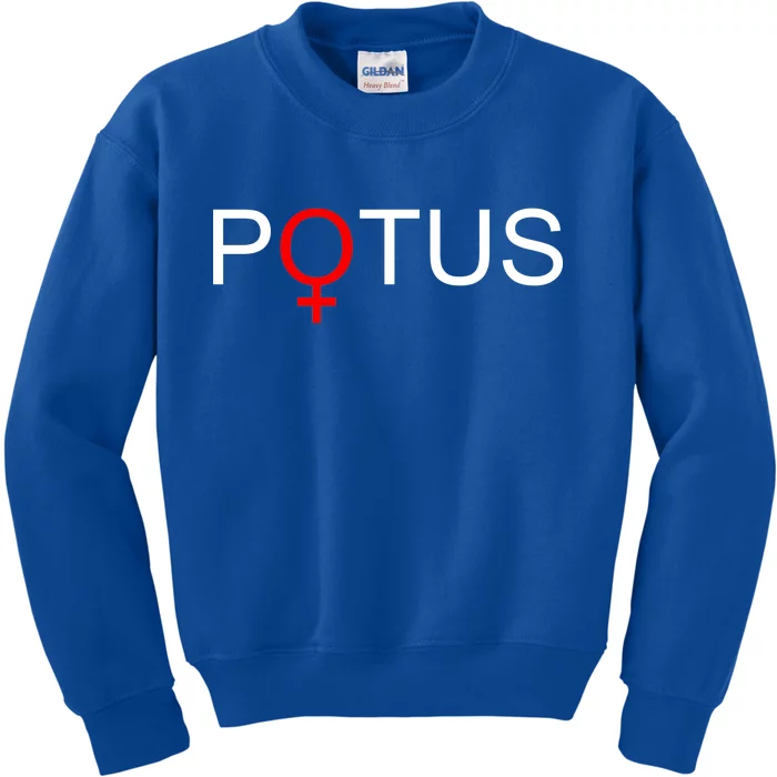 Potus Hillary Clinton Kids Sweatshirt