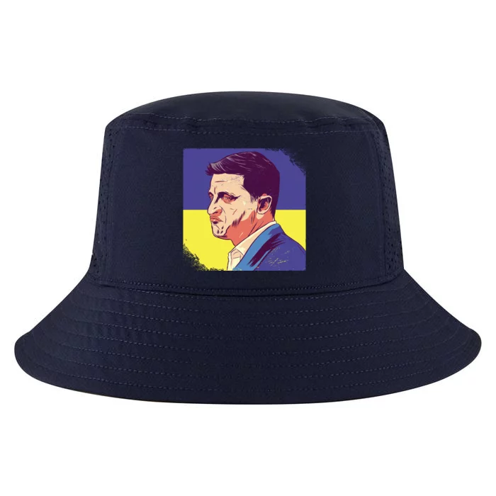 President Of Ukraine Volodymyr Zelenskyy Cool Comfort Performance Bucket Hat