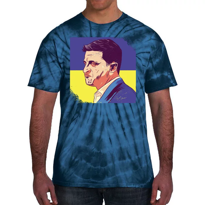 President Of Ukraine Volodymyr Zelenskyy Tie-Dye T-Shirt