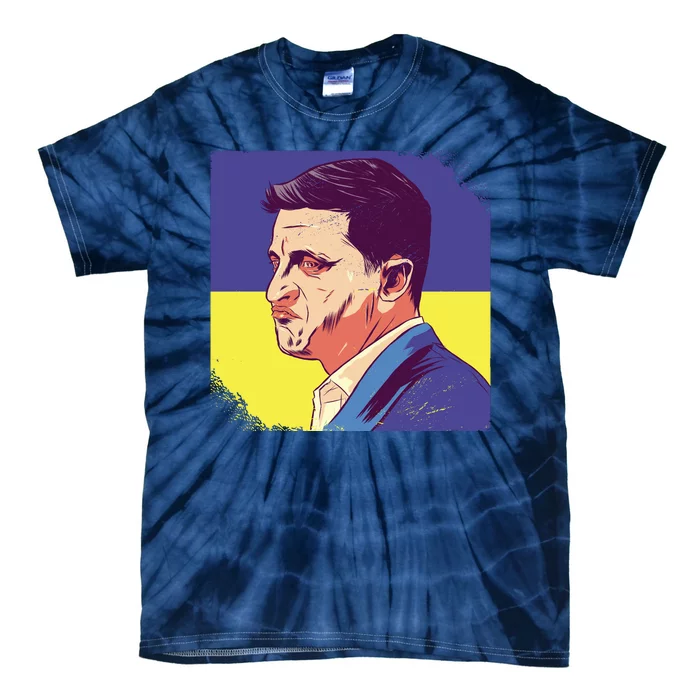 President Of Ukraine Volodymyr Zelenskyy Tie-Dye T-Shirt