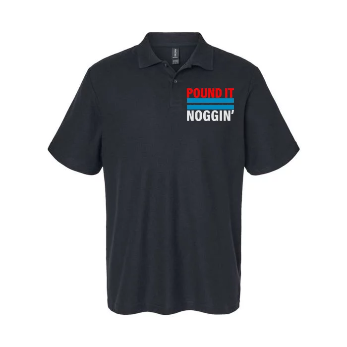 Pound It, Noggin' Softstyle Adult Sport Polo