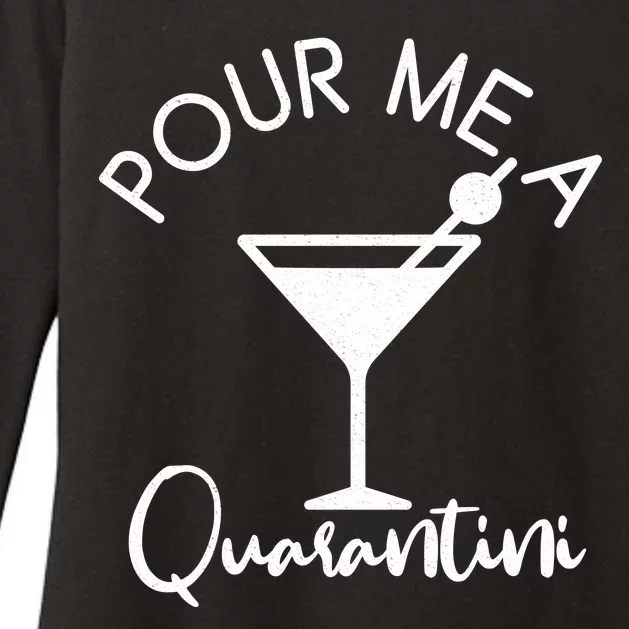 Pour Me A Quarantini Womens CVC Long Sleeve Shirt