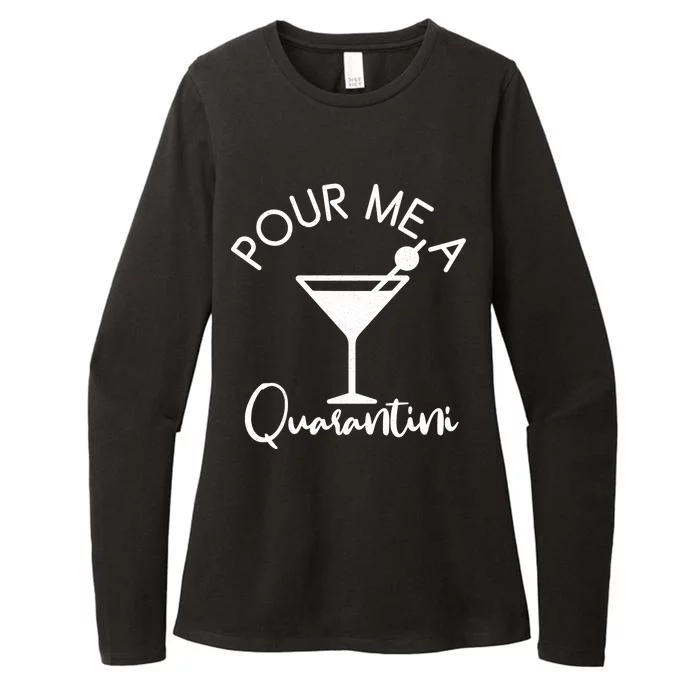 Pour Me A Quarantini Womens CVC Long Sleeve Shirt