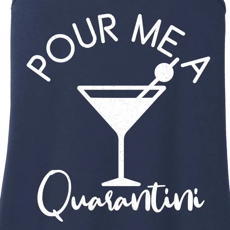 Pour Me A Quarantini Ladies Essential Tank