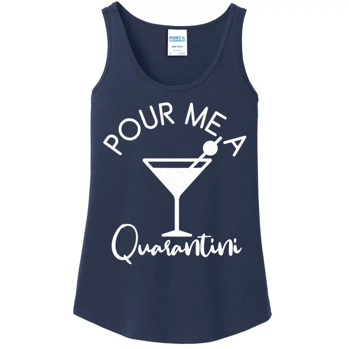 Pour Me A Quarantini Ladies Essential Tank