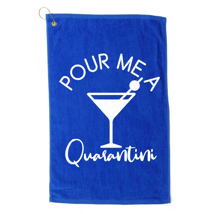 Pour Me A Quarantini Platinum Collection Golf Towel