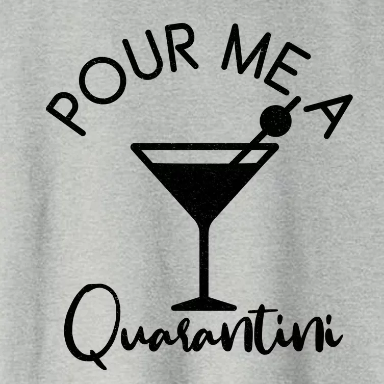 Pour Me A Quarantini Women's Crop Top Tee