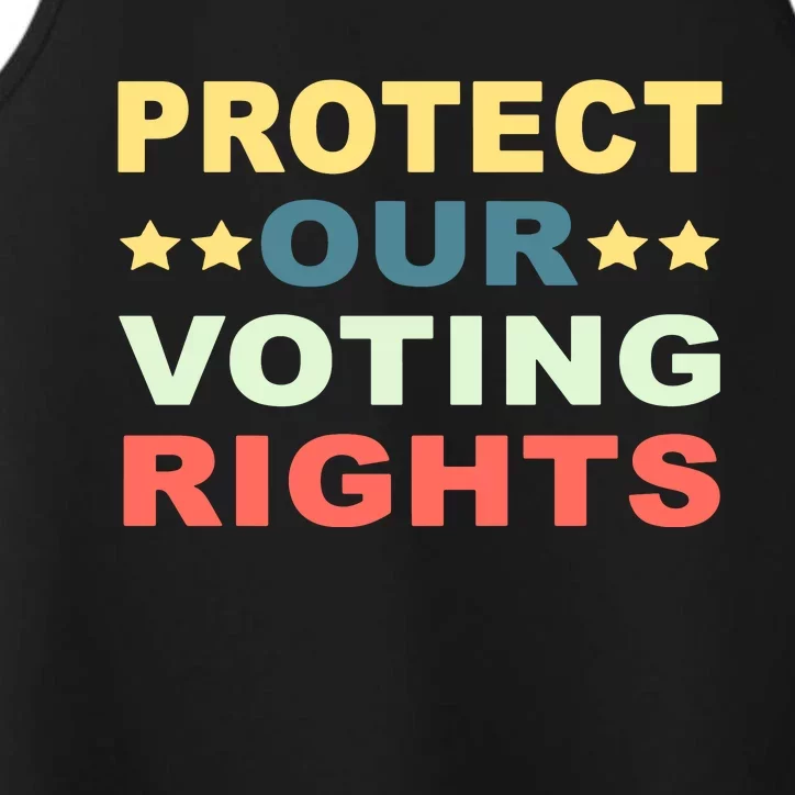 Protect Our Voting Rights Equality Democracy Civil Rights Premium Performance Tank