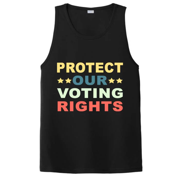 Protect Our Voting Rights Equality Democracy Civil Rights Premium Performance Tank