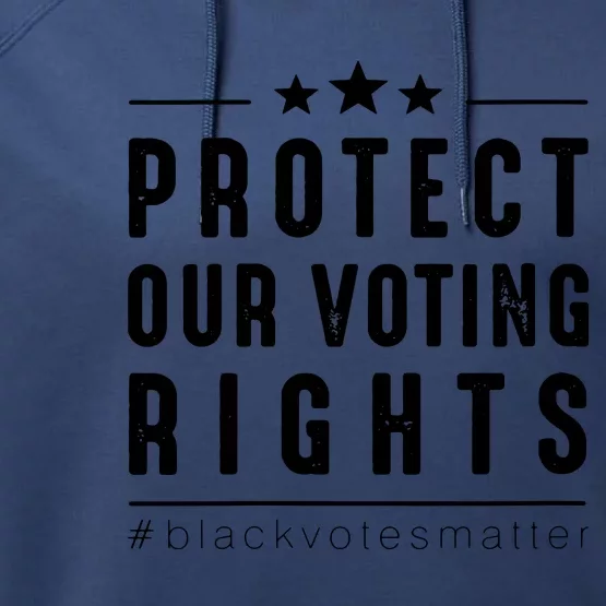 PROTECT OUR VOTING RIGHTS Equality Democracy Civil Rights Premium Performance Fleece Hoodie