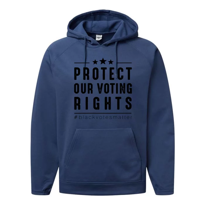 PROTECT OUR VOTING RIGHTS Equality Democracy Civil Rights Premium Performance Fleece Hoodie