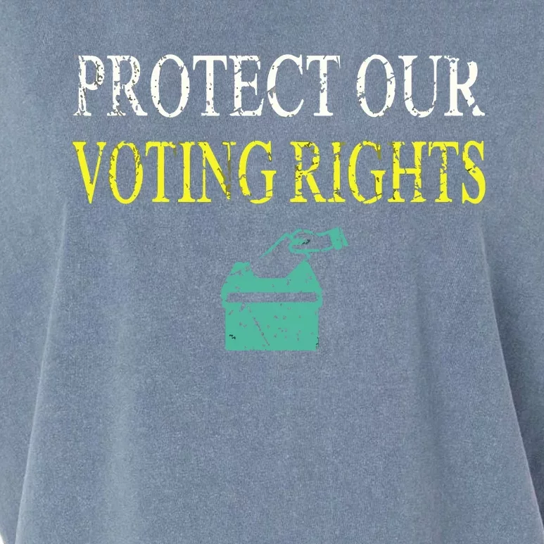 PROTECT OUR VOTING RIGHTS VOTING RIGHTS Garment-Dyed Women's Muscle Tee