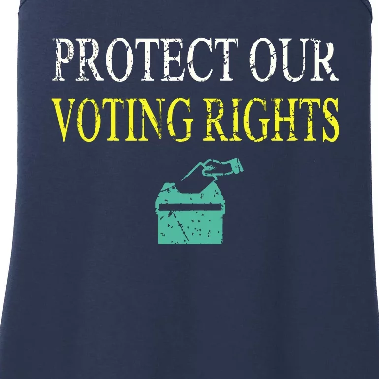 PROTECT OUR VOTING RIGHTS VOTING RIGHTS Ladies Essential Tank