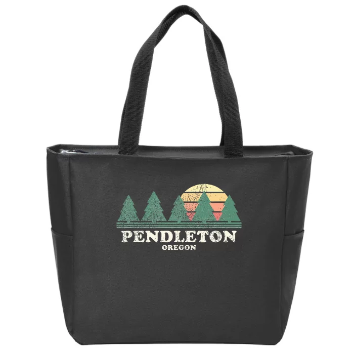 Pendleton Or Vintage Throwback Zip Tote Bag