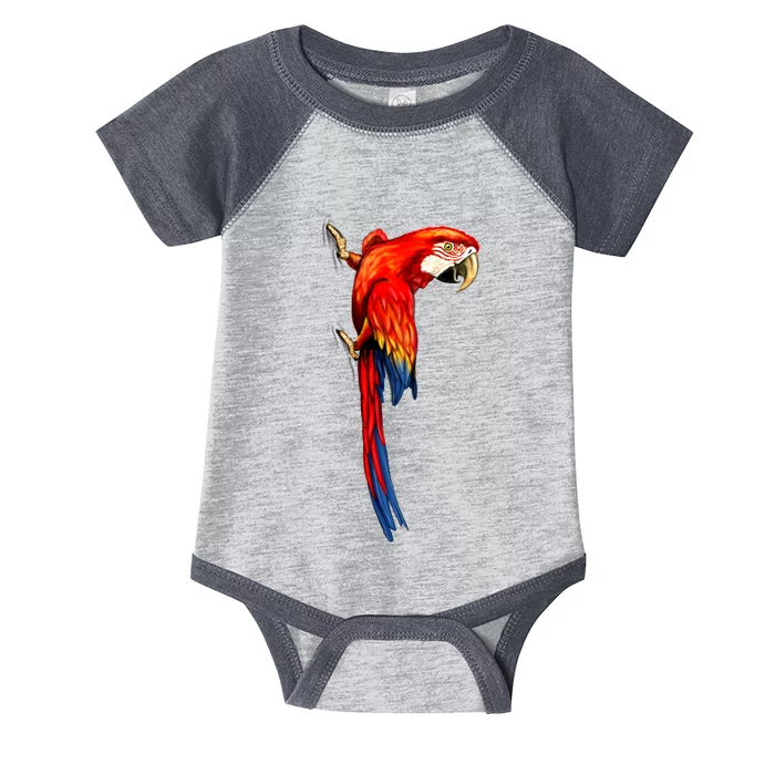 Parrot On Wall Infant Baby Jersey Bodysuit