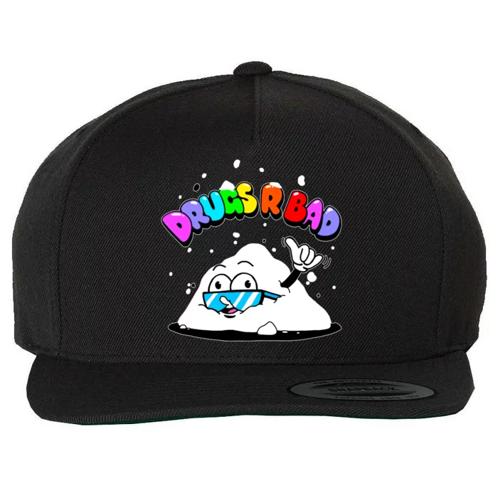 Powder Aint Cool Drugs Are Bad Wool Snapback Cap